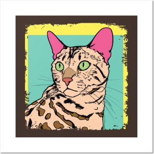 Ocicat Pop Art - Cat Lover Gift Posters and Art